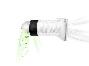 Ventilateur de ventilation mural mobile électrique 8 AC silencieux, dispositif <span class=keywords><strong>d</strong></span>'air frais en plastique pour maison et toilettes, OEM ODM - Product Image 5