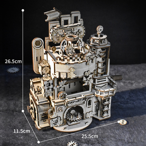 Đồ chơi lắp ráp tự làm của nhà sản xuất EAB01 Dream Gift, hộp nhạc gỗ 3D, trò chơi xếp hình 3D được thiết kế bởi nhà máy - Product Image 1