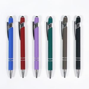 Stylo à écran tactile universel pour téléphone portable, 2 en 1, promotionnel, en plastique et métal, stylo à bille personnalisé - Product Image 4
