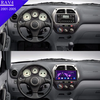 2 din android Radio Stéréo lecteur multimédia gps navigation carplay android Pour Toyota RAV4 2001-2005 youtube WIFI 4G DSP