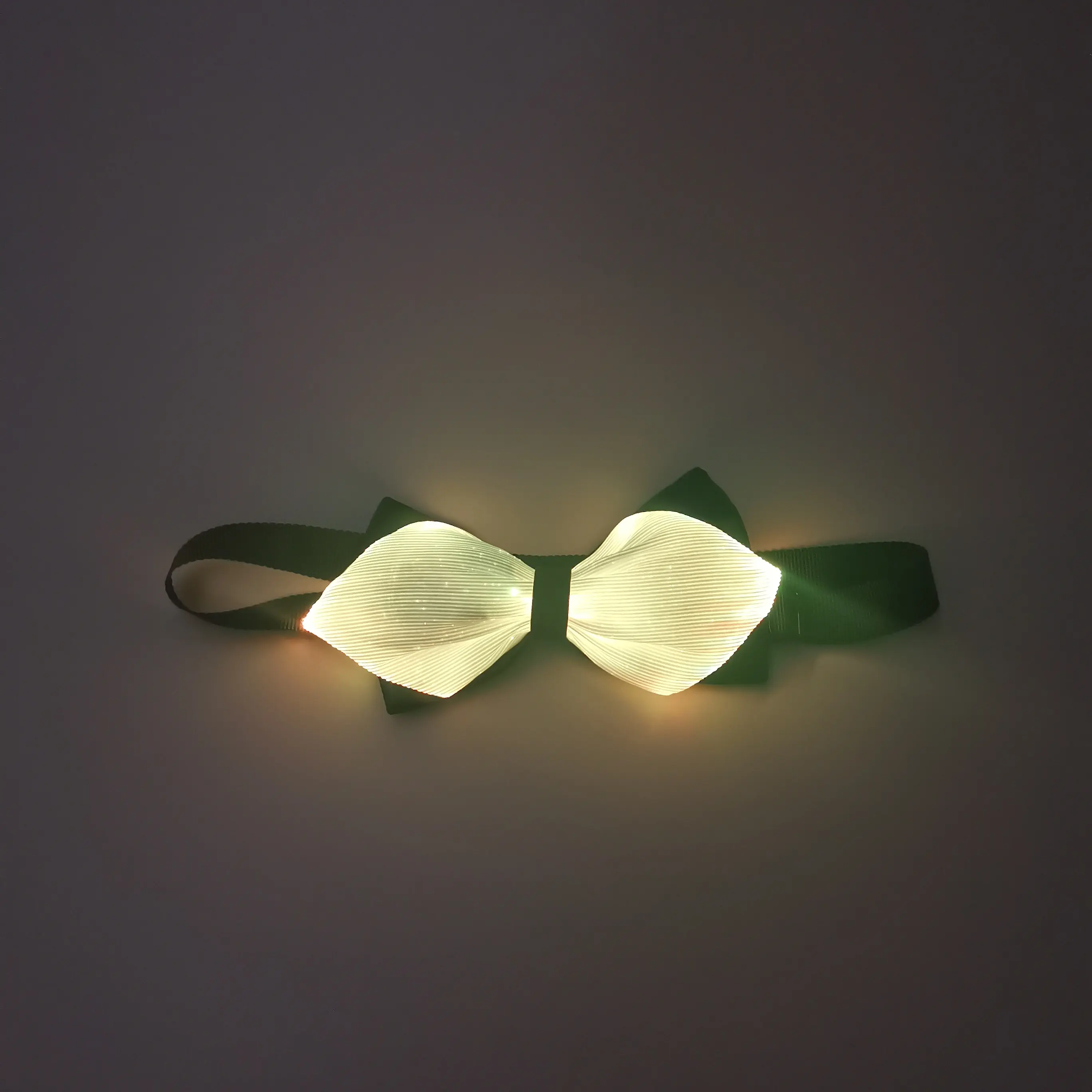 Tessuto in fibra ottica realizzato-papillon scintillante a LED scintillante-adatto per abiti luminosi