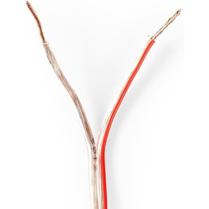 Cable de Altavoz 2x 0.75 mm² 15.0 m Transparente en Rollo para Uso de Audio y Video - Product Image 1