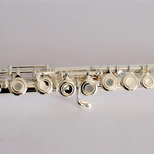 <span class=keywords><strong>Flauta</strong></span> de rendimiento de 16/17 agujeros chapada en plata profesional al por mayor instrumentos de viento de diseño abierto - Product Image 5