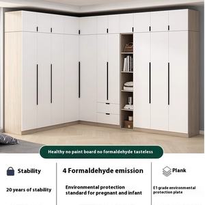 Armoire <span class=keywords><strong>d</strong></span>'angle en forme de L personnalisée pour meubles de maison pour petits appartements et chambres à coucher - Product Image 3
