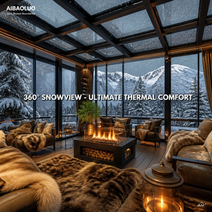 <span class=keywords><strong>Pergola</strong></span> à toit motorisé à lames orientables Elite pour <span class=keywords><strong>chalet</strong></span> de ski de luxe, terrasse en montagne, testée pour charges de neige importantes, véranda hivernale - Product Image 4