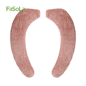 FaSoLa Thickened Toilet Seat Cover Bella Wool Warm Antibacterial Adhesive Fit Winter Use - Product Image 5