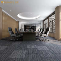 Carrelage de moquette commercial populaire à prix avantageux, carrelage de moquette 50x50 pour hôtel, bureau