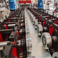 Machine de profilage à grande vitesse pour planches d'échafaudage en acier et plateaux de câbles, avec écran tactile PRO PLC, 65KW