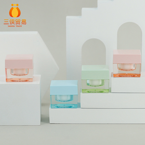 Hộp Đựng Kem Mỹ Phẩm Bằng Nhựa Hình Vuông Thiết Kế Mới 5G Lọ Bột Làm Móng Acrylic Cho Gel Uv - Product Image 3