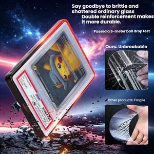 Suitable for Rating Card Protective Cover TCG <b>Star</b> Card Collection Card TPU Silicone Double-sided Full Cover Protective case - Product Image 2