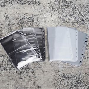 Fundas de PVC A6 de Doble Cara con Múltiples Bolsillos, Bolsa sin Cierre de 6 Orificios, Sobres para Efectivo, Tarjetas, Organizador de Dinero - Product Image 2