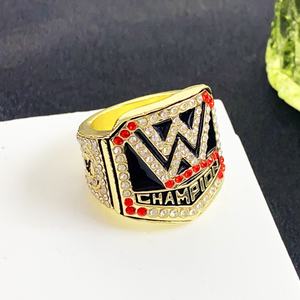 Atacado 2025 Personalizado Diamante Banhado A Ouro Homens Anel Campeonato Moda Forma Geométrica Wrestling Boxe Chapion Anel - Product Image 6