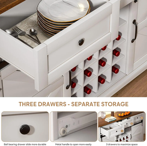 Meuble de rangement pour vin, meuble de salon, portes coulissantes de grange, <span class=keywords><strong>buffet</strong></span> en bois, <span class=keywords><strong>buffet</strong></span> latéral - Product Image 2