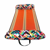 Hamac flottant gonflable léger et portable en PVC 145x70cm, capacité inférieure à 100kg, pour piscine