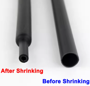 Tubo Termocontraíble de Poliolefina Negro 2:1 Resistente al Fuego a Baja Temperatura para Protección de Cables, Clasificación de Alta Presión 220V 3-70mm - Product Image 3