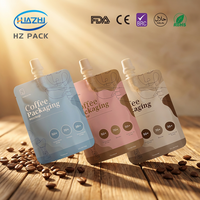 Emballage personnalisé en sachet à bec verseur de qualité alimentaire pour jus, gelée, purée, yaourt, café, aliments pour bébés, sachets Doypack