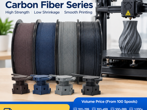 Filamento Yiqiu3D PLA CF y PLA GF de 1.75 mm y 1 kg, Filamento para Impresora 3D Reforzado con Fibra, Acabado Mate para Bambu Lab - Product Image 6
