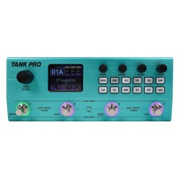 Pédale multi-effets pour guitare M-VAVE TANK PRO en métal, simulation d'ampli, chargement d'IR, looper, boîte à rythmes, processeur pour guitare électrique et basse