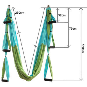 Hamaca de Yoga Aéreo para el Hogar, Equipo de Ejercicio de Equilibrio y Fuerza para Interiores, Entrenamiento Físico, Hamacas Colgantes para Yoga Aéreo - Product Image 3