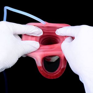 NNSX Silicone Ejaculation Penis Sleeve Large Knot Dog Hollow <b>Dildo</b> Fantasy Squirting Penis Sex Toys for Men Cock Enlargement - Product Image 4