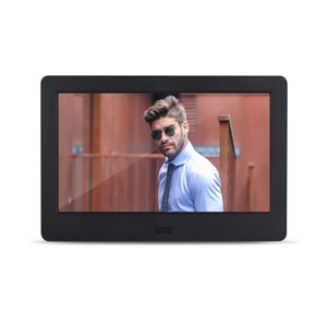 Giá Rẻ Đen Trắng Màu Video Vòng 7 Inch <span class=keywords><strong>Lcd</strong></span> Hiển Thị Kỹ Thuật Số Khung Ảnh Cho Thương Mại Khuyến Mãi Quà Tặng - Product Image 1