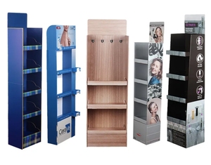 Tùy chỉnh 3-Tier PP hiển thị đứng cho cửa hàng bán lẻ sàn bánh mì bằng gỗ Rack với cắt dịch vụ chế biến - Product Image 1