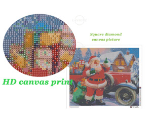 Ls bán buôn <span class=keywords><strong>DIY</strong></span> 5D khảm kim cương sơn Kit in Xmas tường nghệ thuật trang trí nội thất kim cương Dot vải - Product Image 3