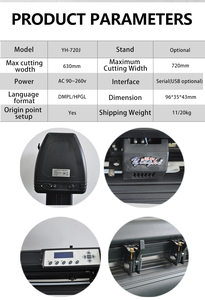 Chất lượng cao Yinghe Vinyl Sticker phim cắt decal Máy cắt Vinyl cắt truyền nhiệt in máy cắt - Product Image 4