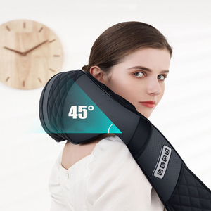 Eveekon Masajeador para aliviar el dolor de cuello, masajeador de cuello inalámbrico con calefacción, masajeador de cuello y hombros con 4 botones para aliviar el dolor - Product Image 2