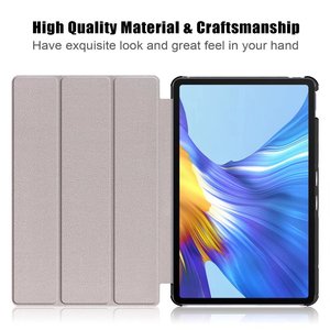 Slim MagneticTrifold Stand PU Funda de cuero Smart Cover Shell para <span class=keywords><strong>Huawei</strong></span> MatePad 10,4/Honor <span class=keywords><strong>Pad</strong></span> V6 10,4/Tablet Case Shell - Product Image 3