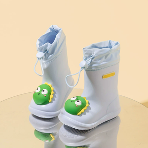 Botas de Lluvia Impermeables para Niños con Logotipo Personalizado, Puño Ajustable de Nailon, Lindas Botas de Jardinería para Niños de PVC EVA Antideslizantes - Product Image 4