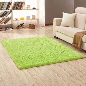 Tapis en velours gris moelleux pour salon, chambre à coucher, tapis antidérapant lavable, taille personnalisée, décoration intérieure, chambre d'enfant douce - Product Image 5