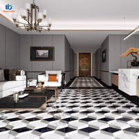 Nouvelle Arrivée 2026 Carrelage en Porcelaine Polie 800x800mm Effet Glaçure Métallique pour Salon, Couloir d'Hôtel