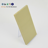 Feuille de polypropylène PP en plastique coloré de taille et d'épaisseur personnalisées pour l'emballage et l'impression