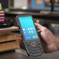 Pemindai kode batang genggam Android 13, kolektor Data pemindai kode Batang kasar industri PDA octa-core 2.0GHz CPU 13.56MHz