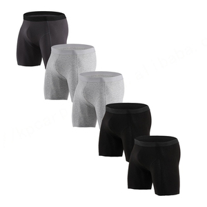 2024 nouveau Design écologiquement 95% coton 5% Spandex blanc Boxer slip confortable hommes sous-vêtements Boxer slips - Product Image 1