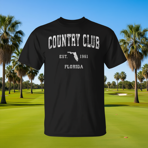 T-shirt athlétique vintage Country Club Florida Est 1961 - Product Image 3
