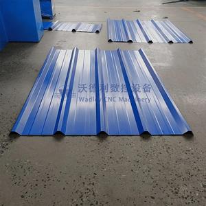 Machine de fabrication de panneaux de toiture trapézoïdaux TR4 TR5 avec roulement à billes à engrenages, haute productivité, épaisseur 0,3-0,8 mm, largeur d'alimentation 1220 mm - Product Image 5