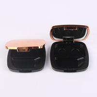 Offre Spéciale Nouveau style poudre compacte boîtier cosmétique boîte en plastique réutilisable