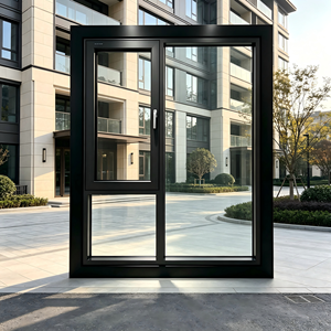 Fenêtre à battant en aluminium sur mesure Deioux, double vitrage, verre trempé, rupture de pont thermique, insonorisée, pour projet de villa - Product Image 1