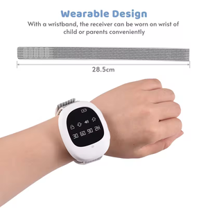 Montre d'alarme sans fil étanche IP65 rechargeable avec sirène intégrée 2,4 GHz FHSS, capteur d'urine pour bébé, enfant et adulte - Product Image 4