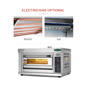 Commercial Stainless Steel Gas Bakery Pizza <b>Oven</b> Deck <b>Oven</b> for Bread Baking New 220V Hotels Food Shops Restaurants Engine PLC YM - Product Image 3