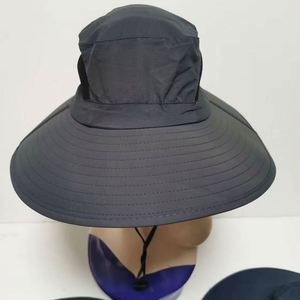 Fishing for <b>Men</b> Women Summer Uv Protection Cap Foldable Super Wide Brim Bucket Safari <b>Sun</b> <b>Hat</b> - Product Image 1