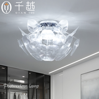 Lampu Langit-langit Kerucut Pinus PVC Bentuk Bunga Kreatif Lampu Kamar Tidur Modern Sederhana Nordik Hangat dan Romantis untuk Ruang Tamu Kecil Rumah