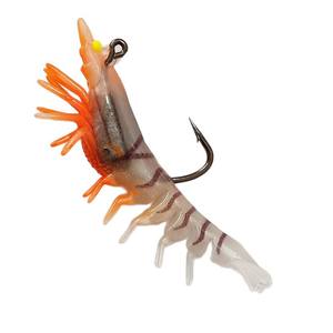 Señuelo de Pesca Artificial de Camarón/<span class=keywords><strong>Gamba</strong></span> de PVC y Aleación de Plomo de 70mm con Anzuelos Sin Pintar para Uso en Lubina, Ríos, Lagos y Arroyos - Product Image 2