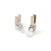 Pied presseur à fermeture éclair T35, plat, épais et résistant à l'usure, accessoires pour machine à coudre, PTFE