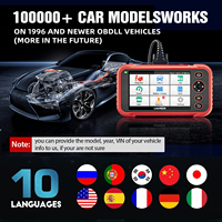 Escáner de Diagnóstico OBD2 LAUNCH CRP123E PLUS con Funciones Completas para Todos los Autos, con 3 Reinicios, Mejor que el CRP123x, Disponible en Almacenes de EE. UU. y la UE