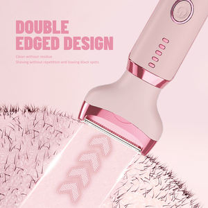 Rasoir électrique 4 en 1 pour femmes, épilation indolore, rechargeable, tondeuse à cheveux pour les aisselles, les jambes et le nez, bikini. - Product Image 3