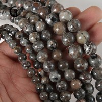 Perles Yooperlite Zhe Ying 6 mm, 8 mm, 10 mm, pierres naturelles, pierres Yooper, pierres précieuses rondes, perles en vrac pour la création de bijoux