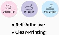 Stiker lingkaran berperekat termal langsung rol Label warna-warni untuk kemasan makanan & Tag nama untuk belanja & Promosi